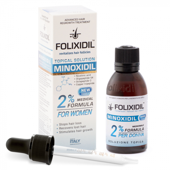 Лосьйон Folixidil міноксидил 2% 60 мл для жінок