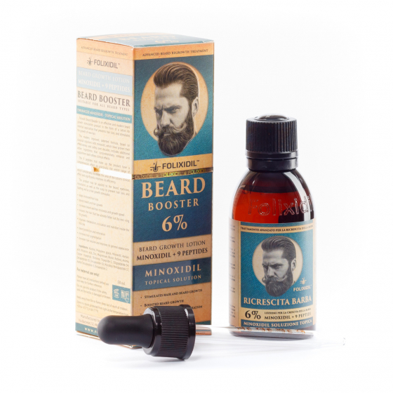 Лосьйон Folixidil Beard Booster 6% миноксидил 60 мл для бороды